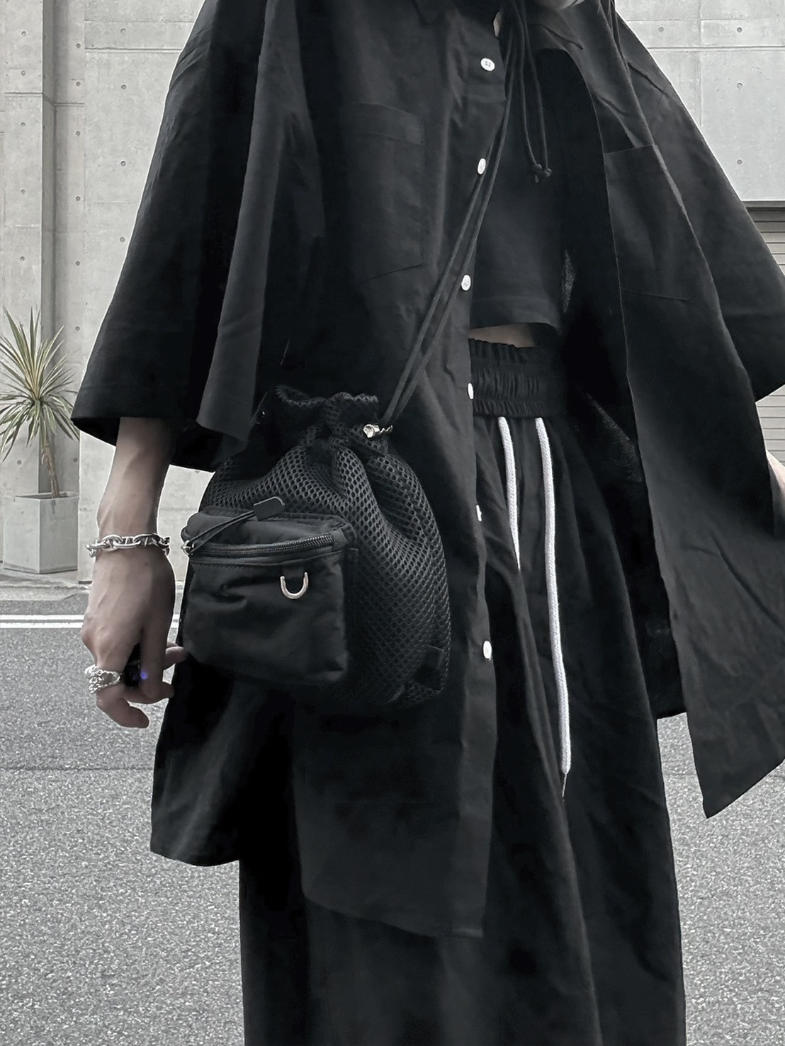Mesh Bucket Bag