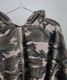 Camouflage Pattern Zip Hoodie