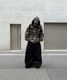 Camouflage Pattern Zip Hoodie