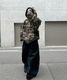 Camouflage Pattern Zip Hoodie