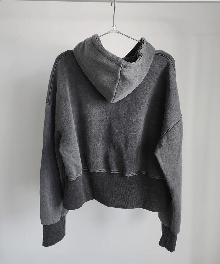 Pigment Short Zip Hoodie
