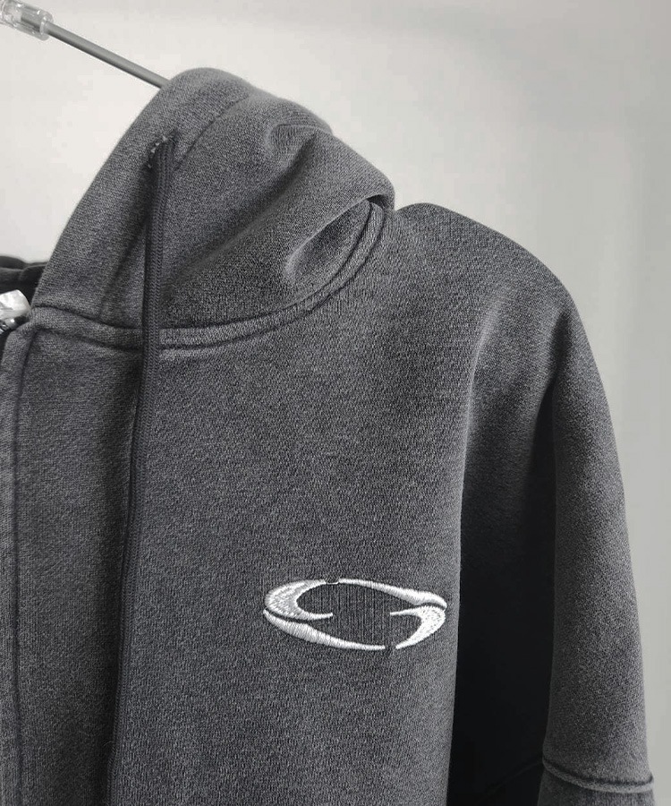 Pigment Short Zip Hoodie