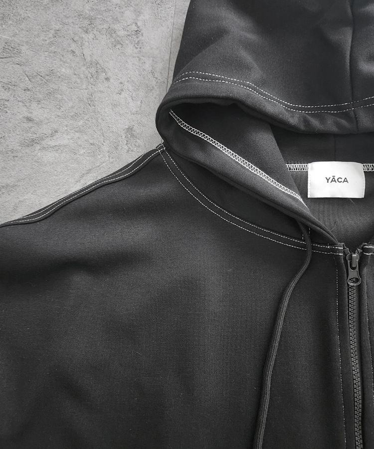 Out Stitch Over Zip Parka