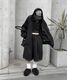 Out Stitch Over Zip Parka