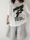 Star Print Mesh Tee
