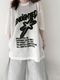 Star Print Mesh Tee