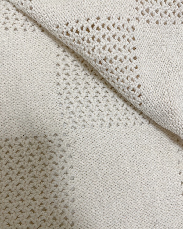 Mesh Checker Zip Hoodie