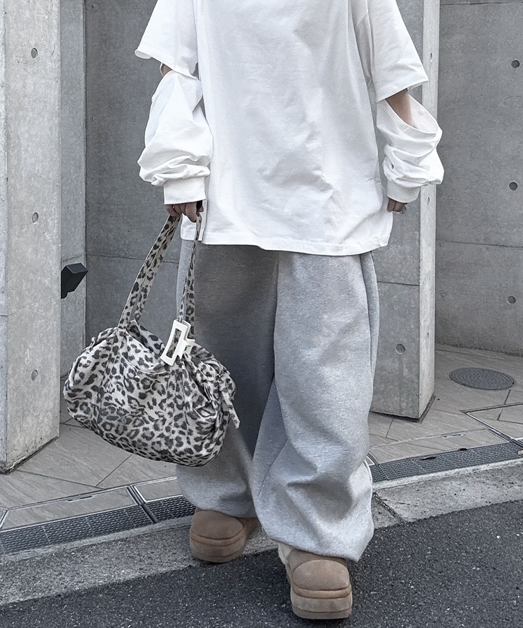 Leopard Double Pocket Sweat PT