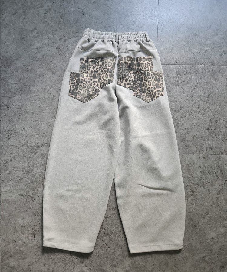 Leopard Double Pocket Sweat PT