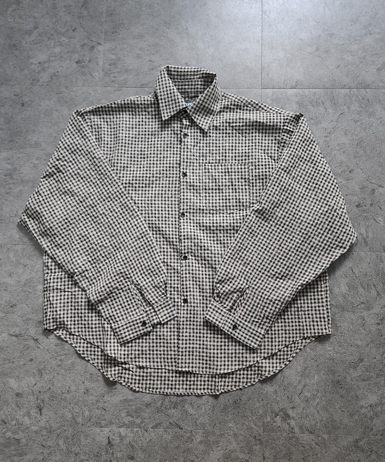 Wrinkle Check Shirt Setup