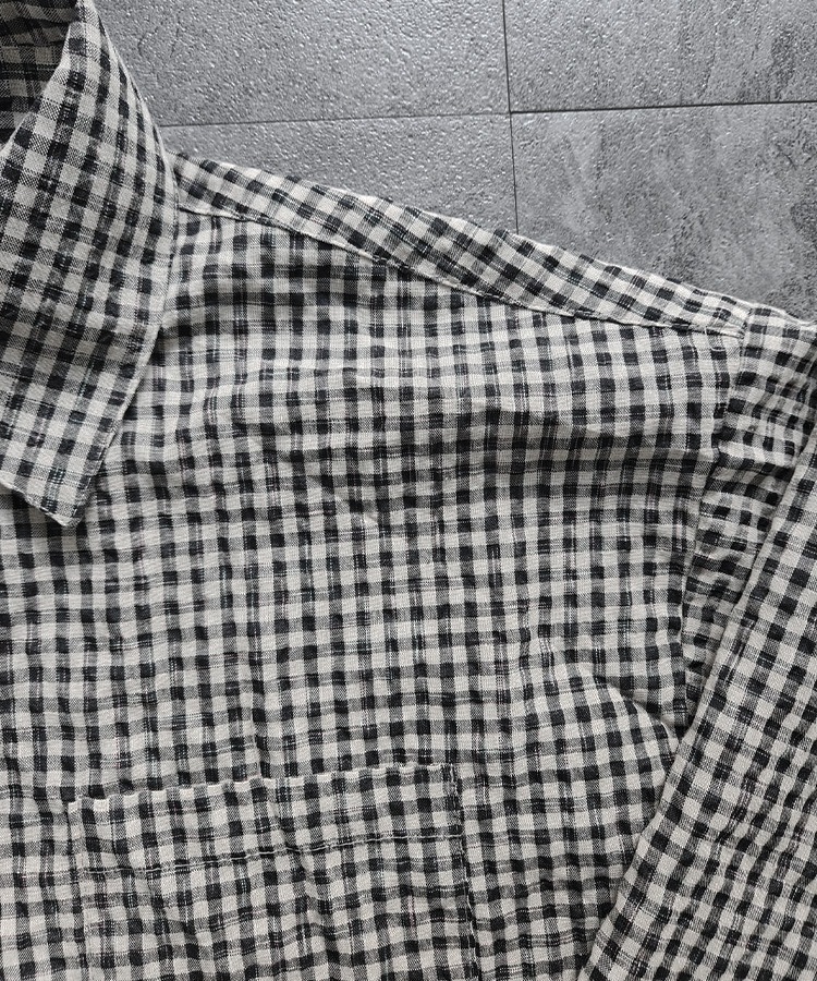 Wrinkle Check Shirt Setup