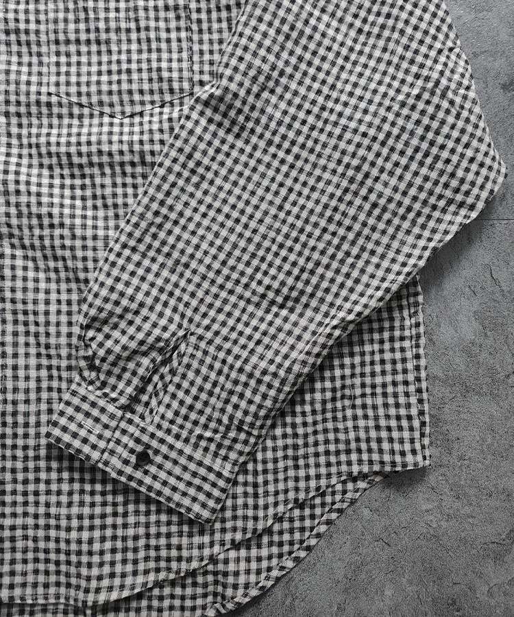 Wrinkle Check Shirt Setup