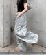 Distressed Wide Jeans