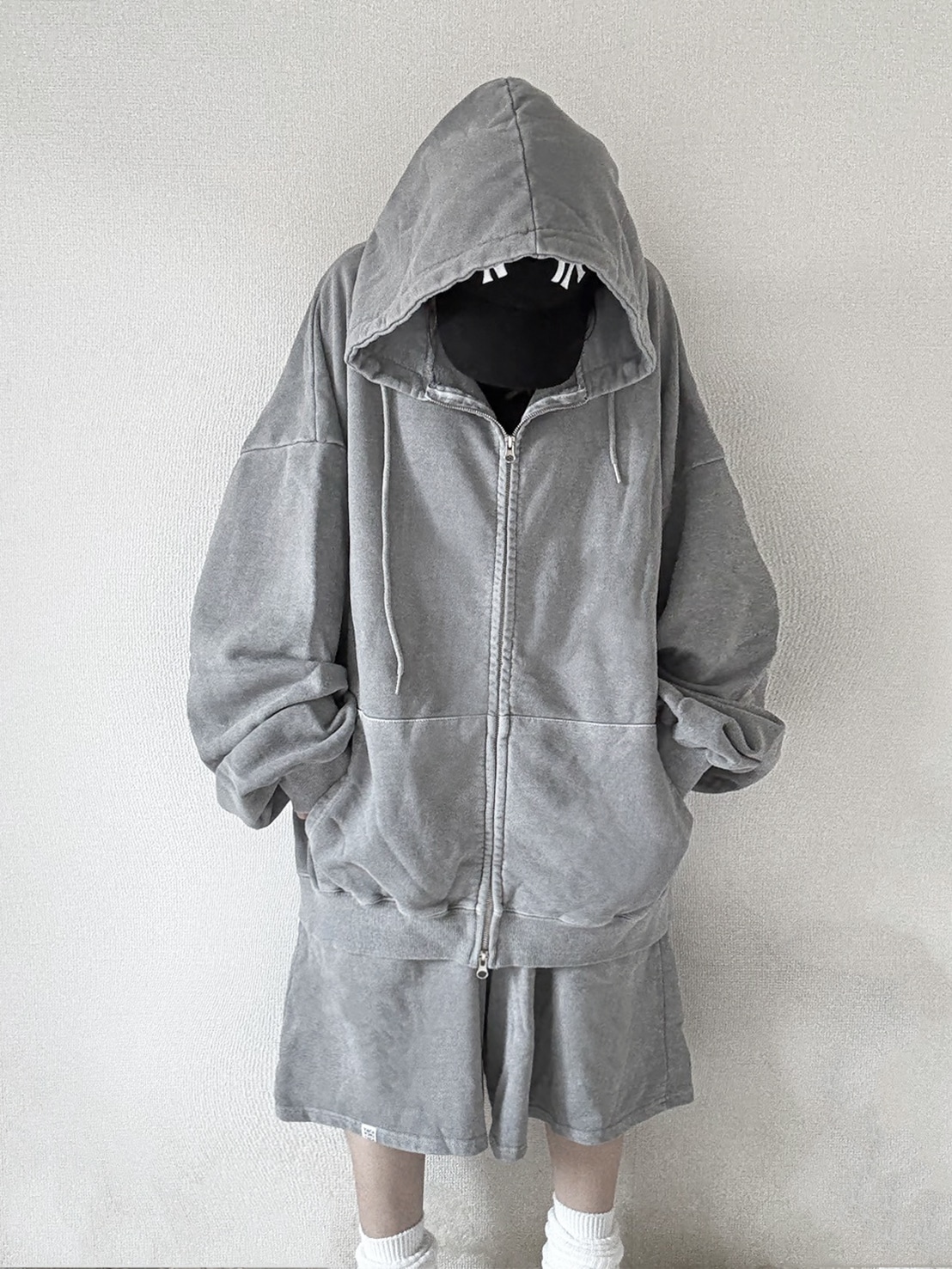 トップス Laid.B MARINA PARKA Grey XS IMG_2861_c49e83e1-4653-492a-