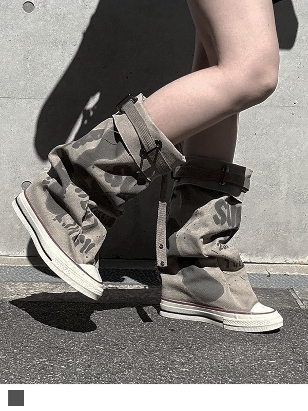 Paint Damaged Sneaker Boots