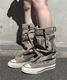 Paint Damaged Sneaker Boots