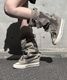 Paint Damaged Sneaker Boots