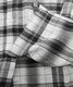 Loose Check Hoodie Shirt