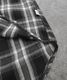 Loose Check Hoodie Shirt