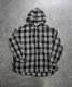 Loose Check Hoodie Shirt