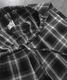 Loose Check Half Pants