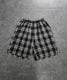Loose Check Half Pants