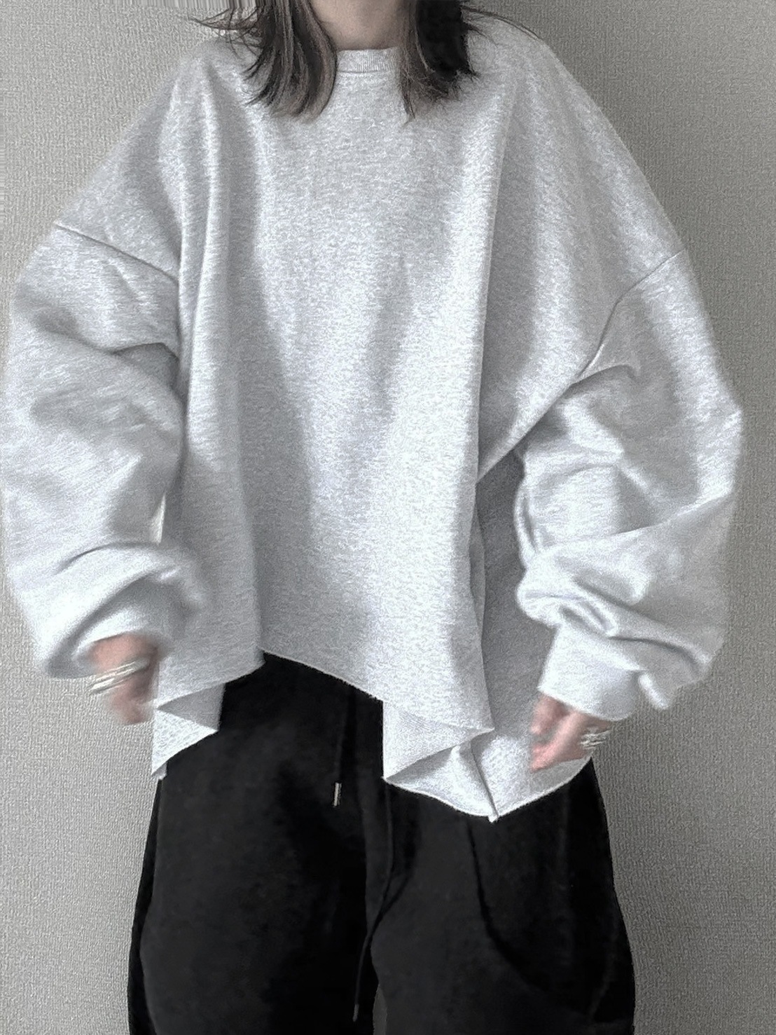 Cutoff Mini Logo Sweat