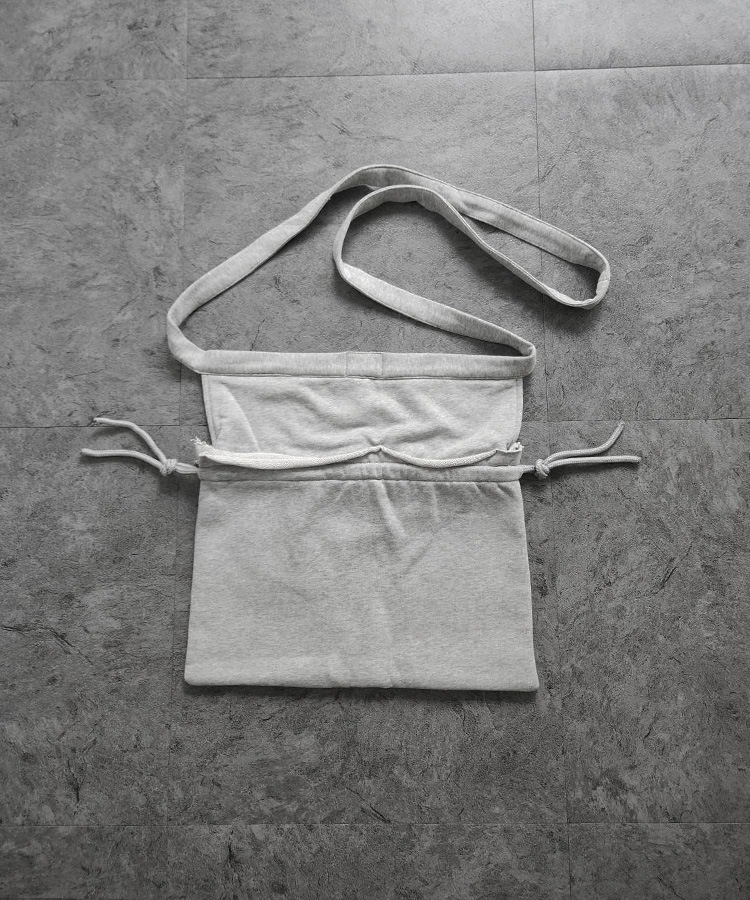 Sweat Apron Shoulder Bag