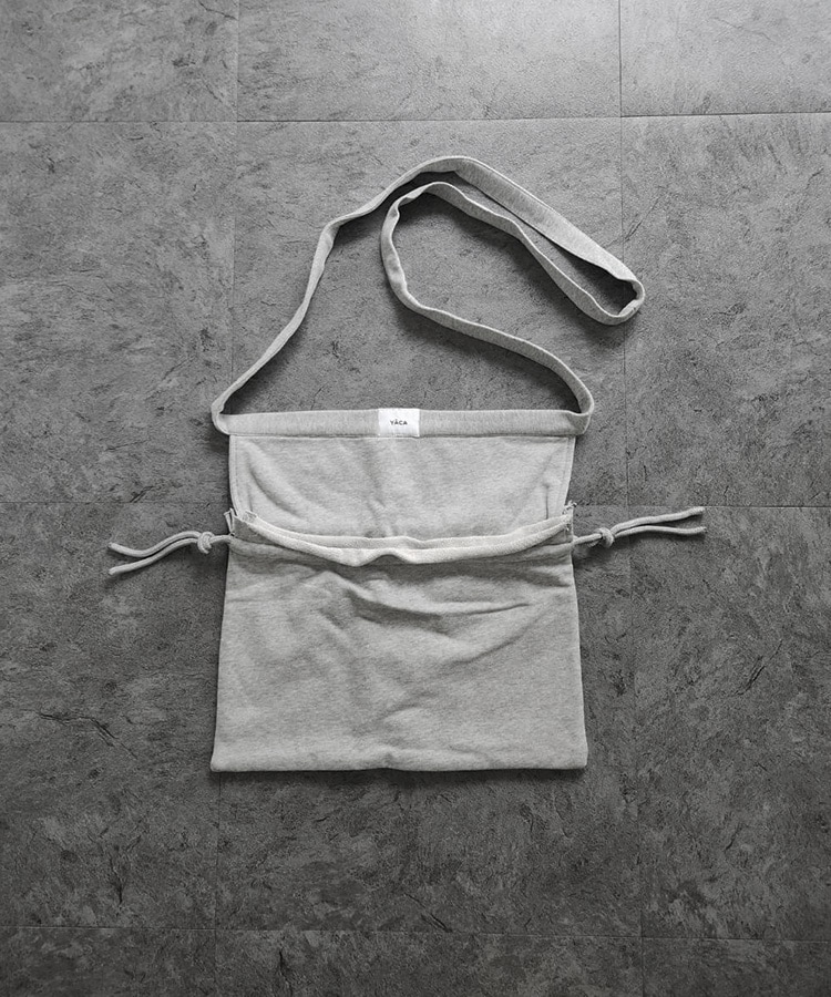 Sweat Apron Shoulder Bag