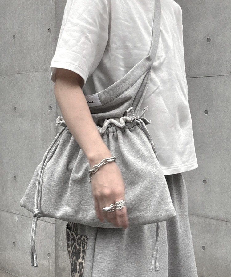 Sweat Apron Shoulder Bag