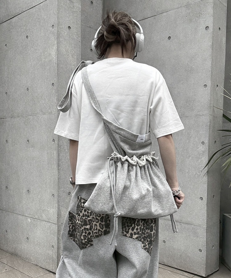 Sweat Apron Shoulder Bag