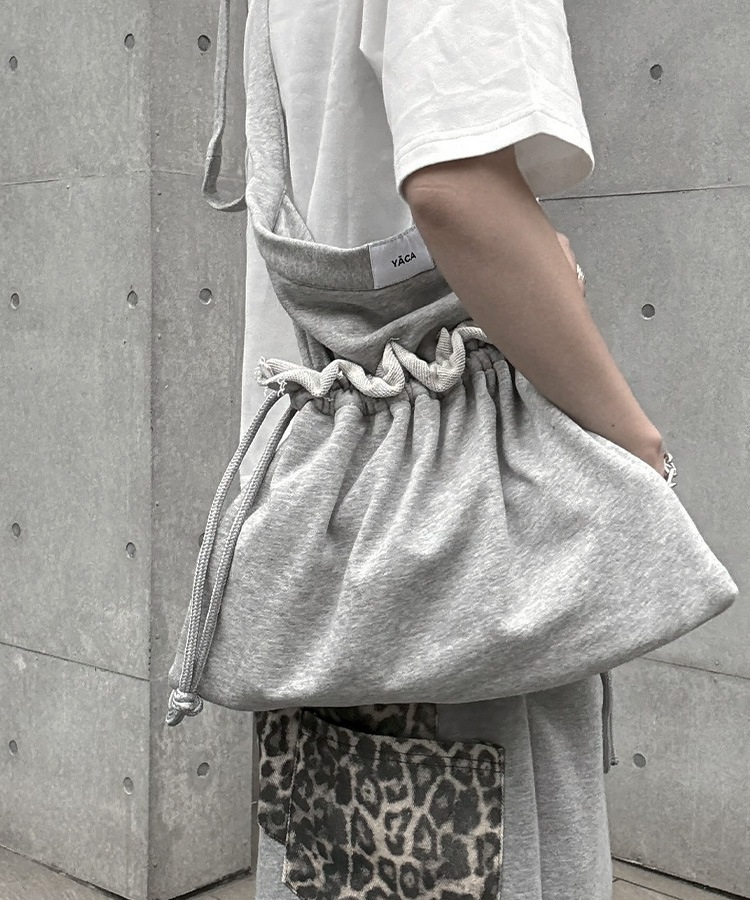 Sweat Apron Shoulder Bag