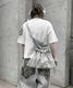Sweat Apron Shoulder Bag