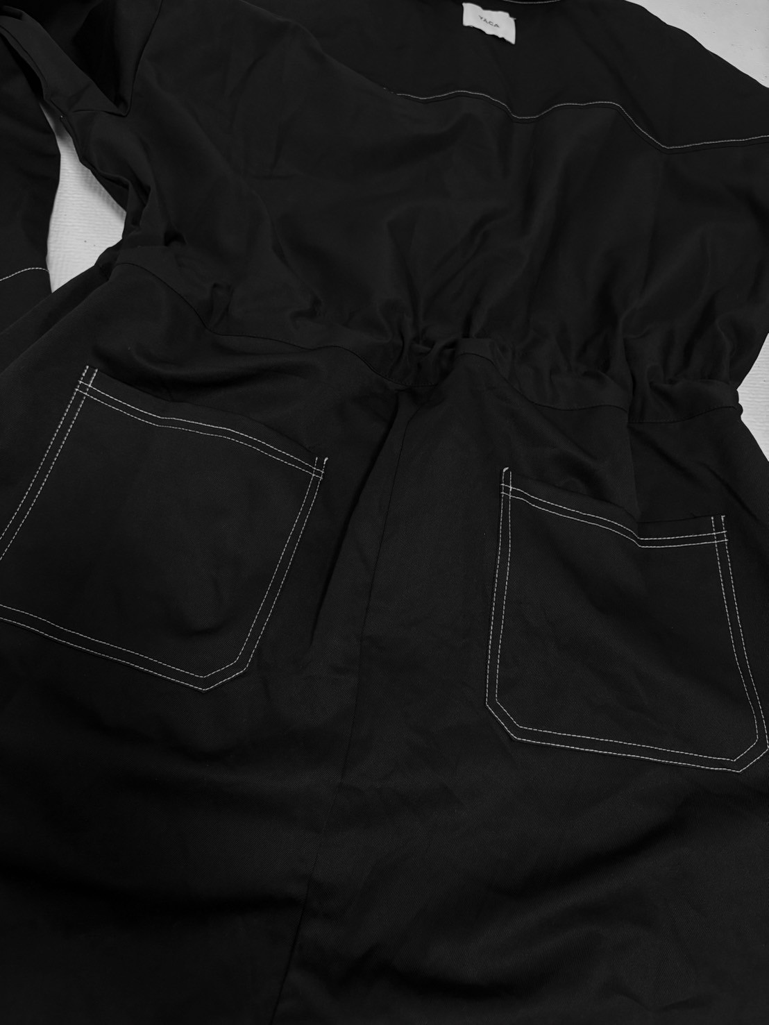 Out Stitch Jump Suit