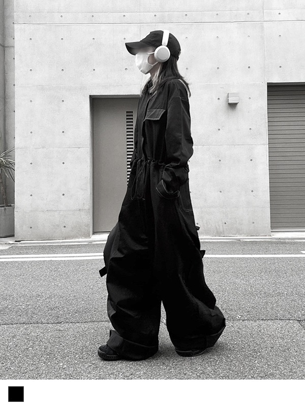 Out Stitch Jump Suit