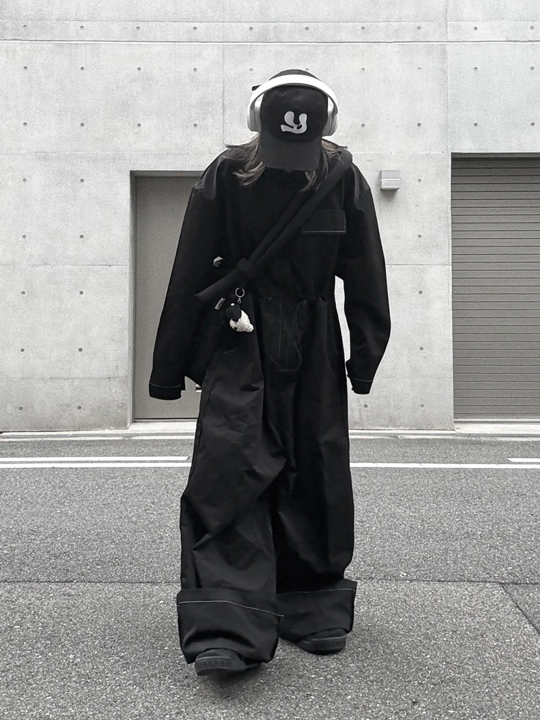 Out Stitch Jump Suit