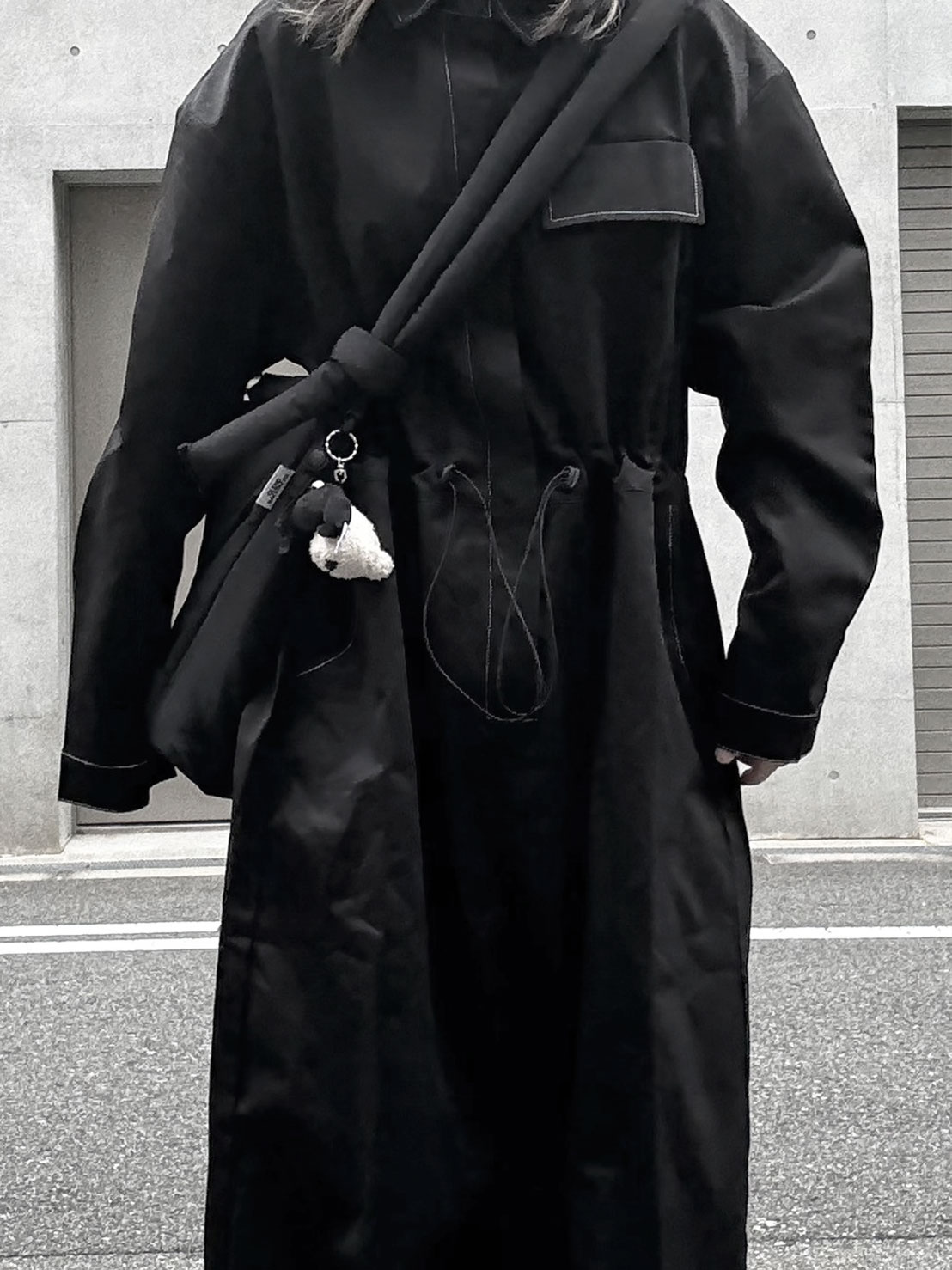 Out Stitch Jump Suit