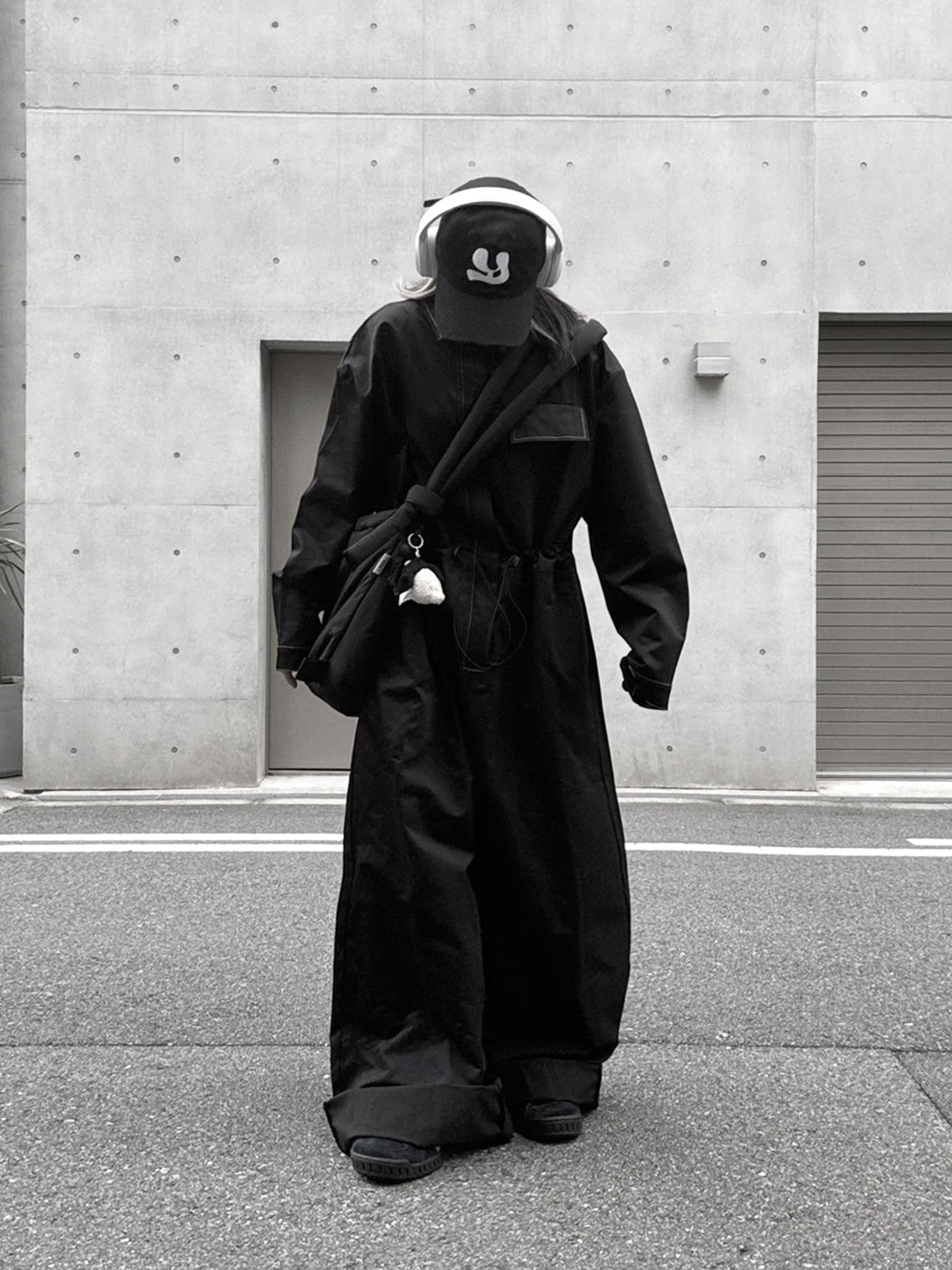 Out Stitch Jump Suit