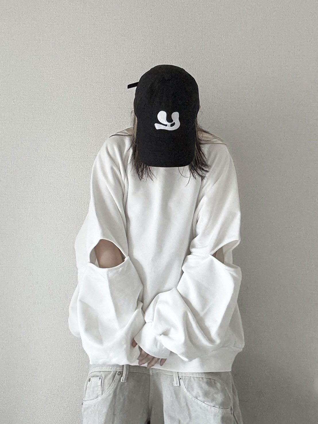 Slit Sleeve Sweat
