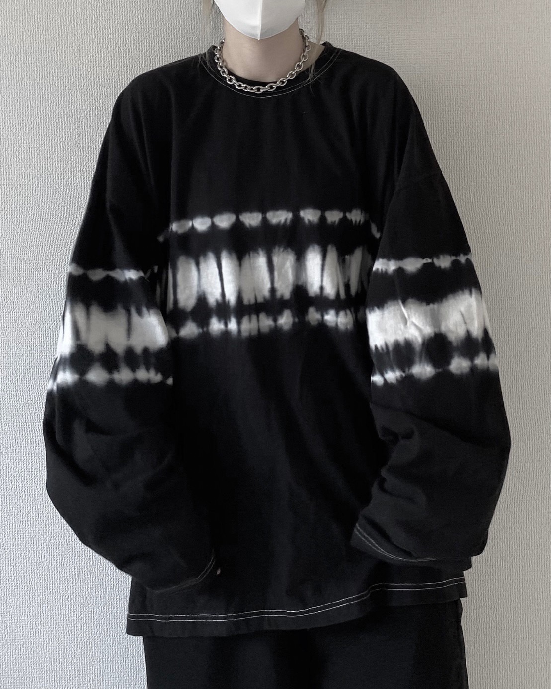 Tie dye big silhouette shirt