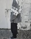 Tie dye big silhouette shirt