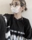 Tie dye big silhouette shirt