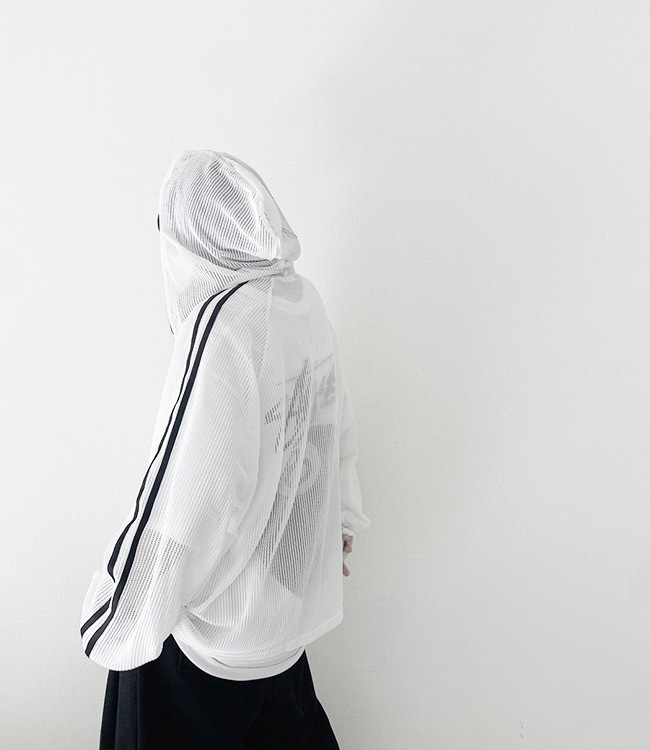 Mesh Line Hoodie