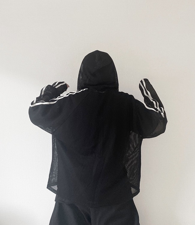 Mesh Line Hoodie