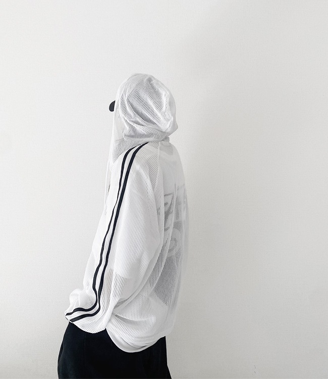 Mesh Line Hoodie