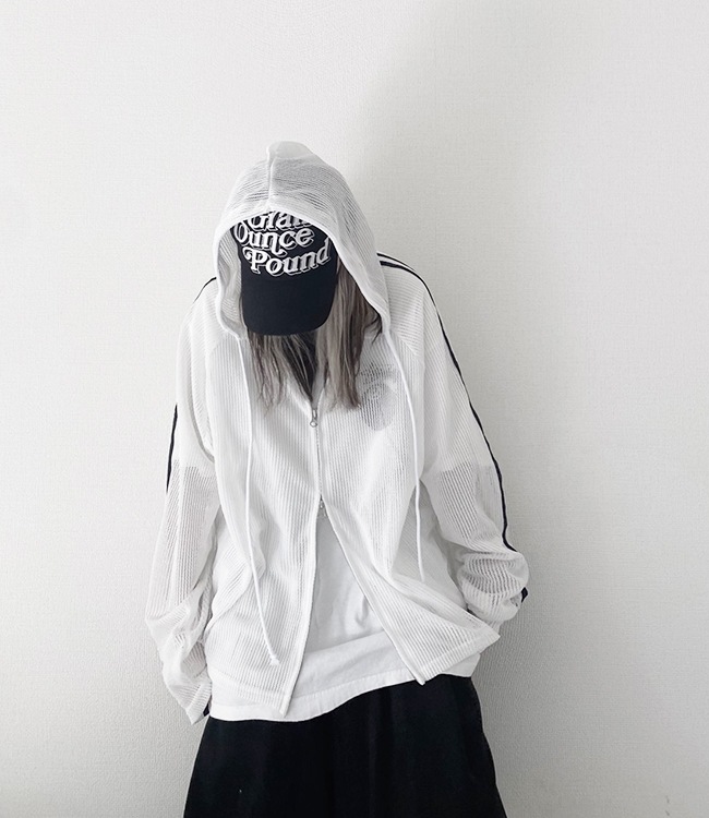 Mesh Line Hoodie