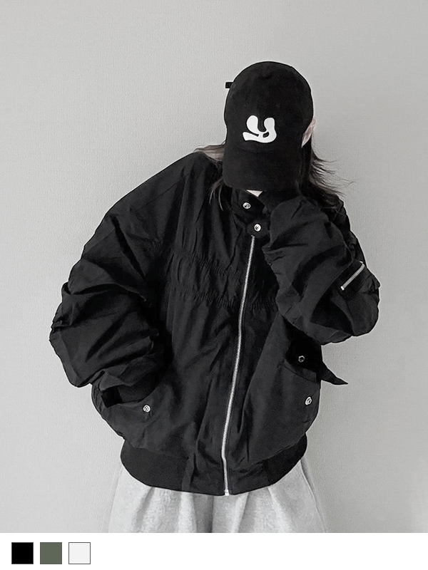 ジャケット・アウター YACCOMARICARD A-line nylon coat BLK YACCOMARICARD A-line spring coat BLK