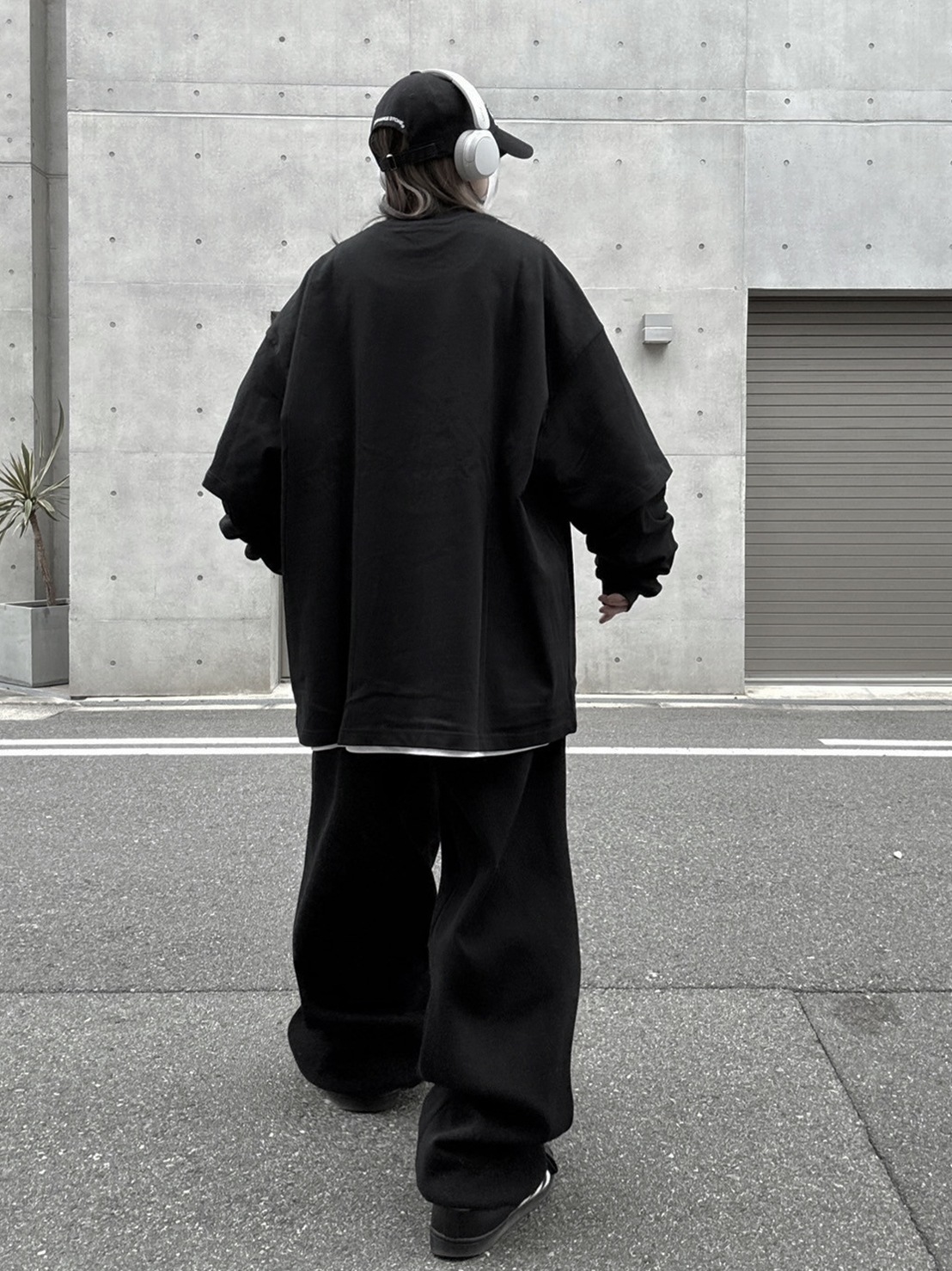 layered L/S t-shirt