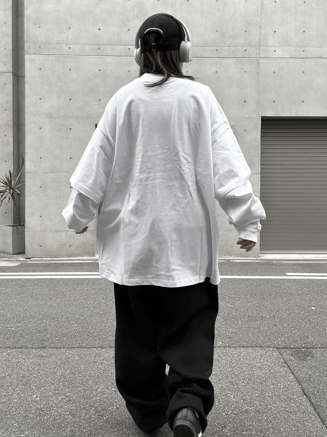 layered L/S t-shirt