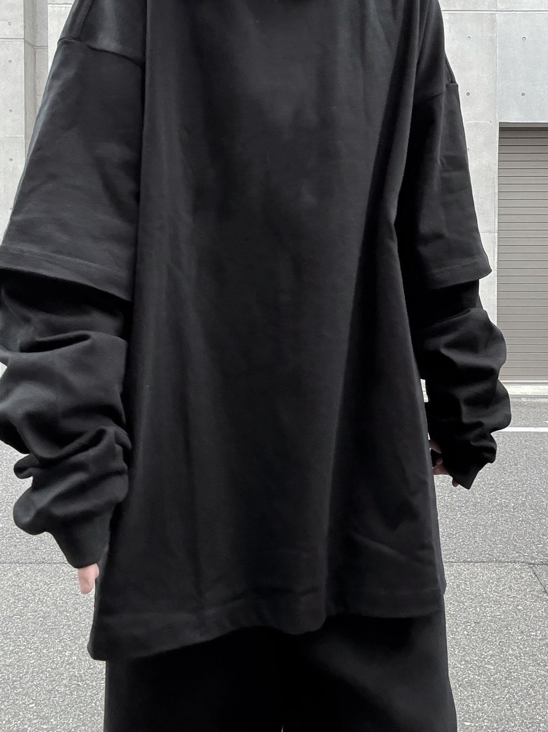 layered L/S t-shirt